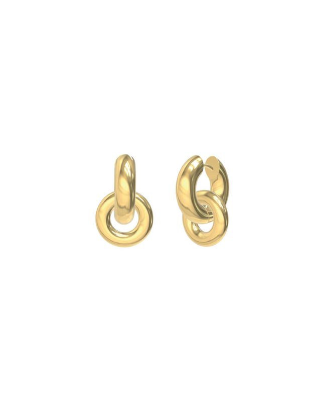 Chunky Eternal Earrings Gold 127915 