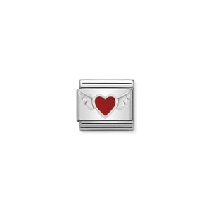 Hovedbilde NOMINATION Symbol hjerte med vinger sølv 330202/01