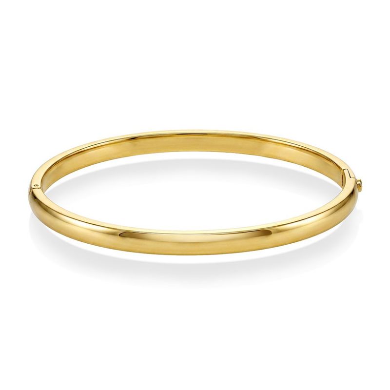 Rise classic bangle i forgylt stål 29228