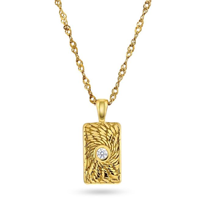 Hovedbilde Fate necklace i forgylt stål 29217