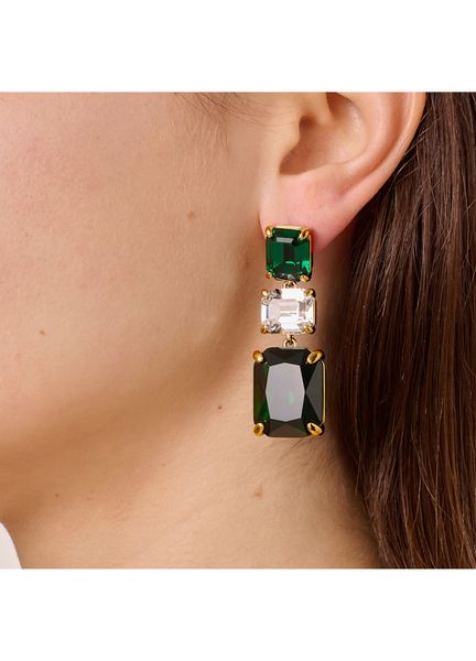 ESMARA SG EMERALD GREEN/CRYSTAL 