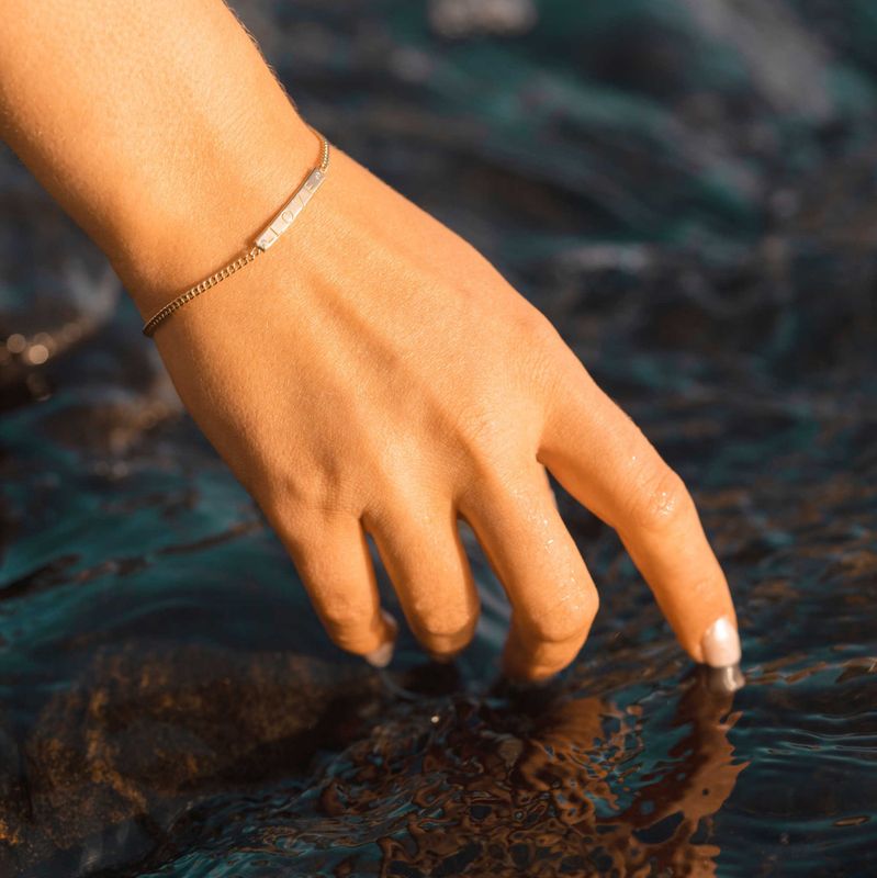 BELIEVE IN LOVE armbånd rosenkvarts 221405